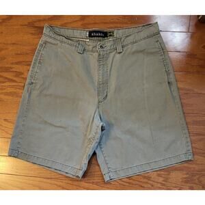 Levi's Silver Tab Khaki Shorts Men Size 36 Gray Vintage